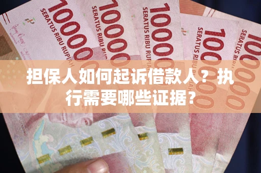 武汉担保人如何起诉借款人？执行需要哪些证据？