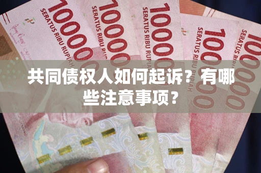 武汉共同债权人如何起诉？有哪些注意事项？